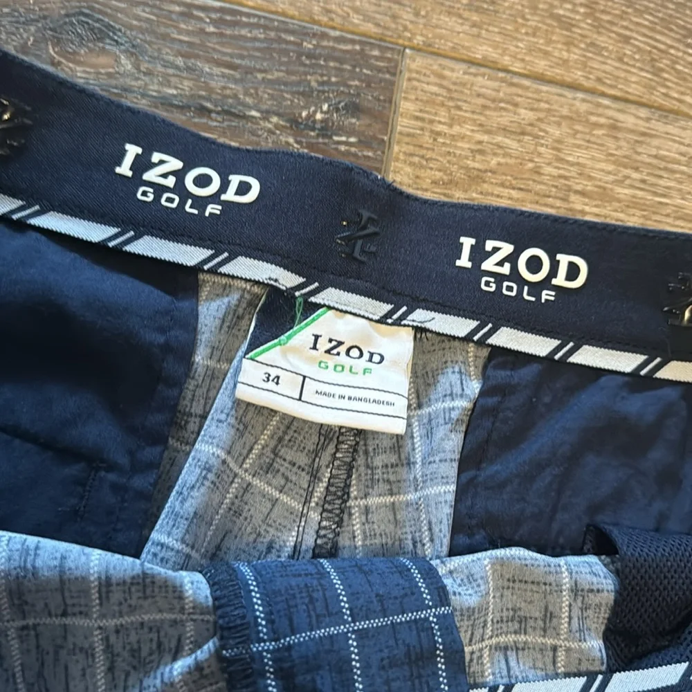 Izod blue golf shorts‎ 34